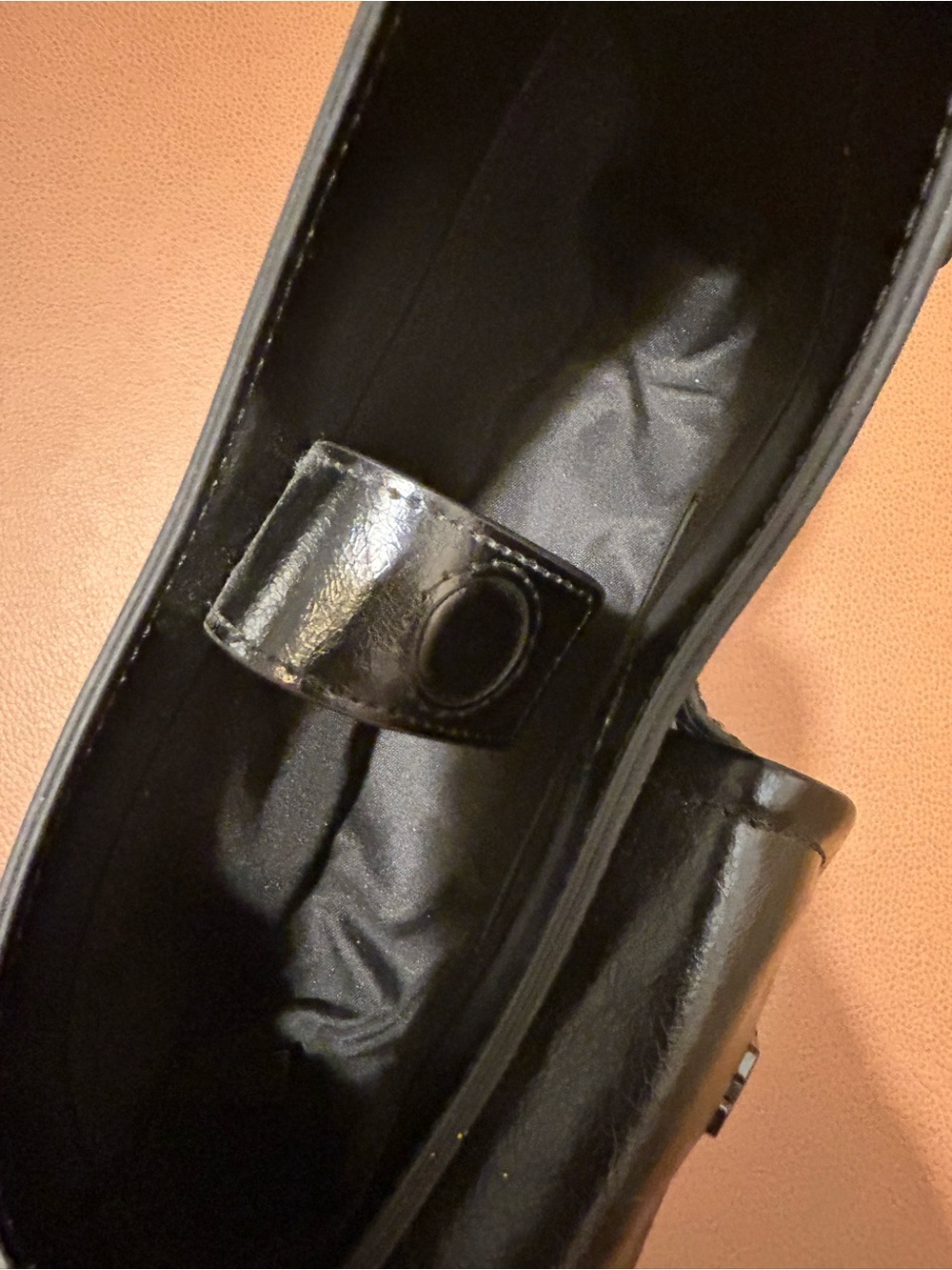 Off-White The Jitney Black Leather Shoulder Bag with White Text - Picture 15 of 16